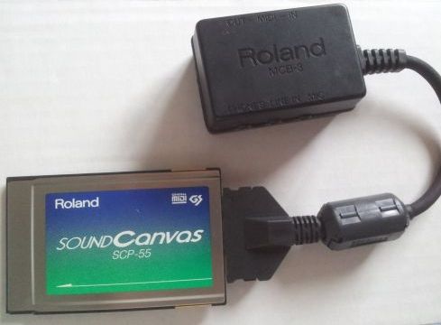 ＧＳ音源Roland SCP-55 PCMCIA GM/GS Sound Module - DTM・DAW